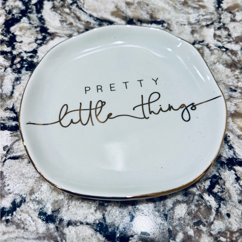 ❤️EXTRA 50% OFF❗️Pretty Little Things Vanity Tray - White and Gold